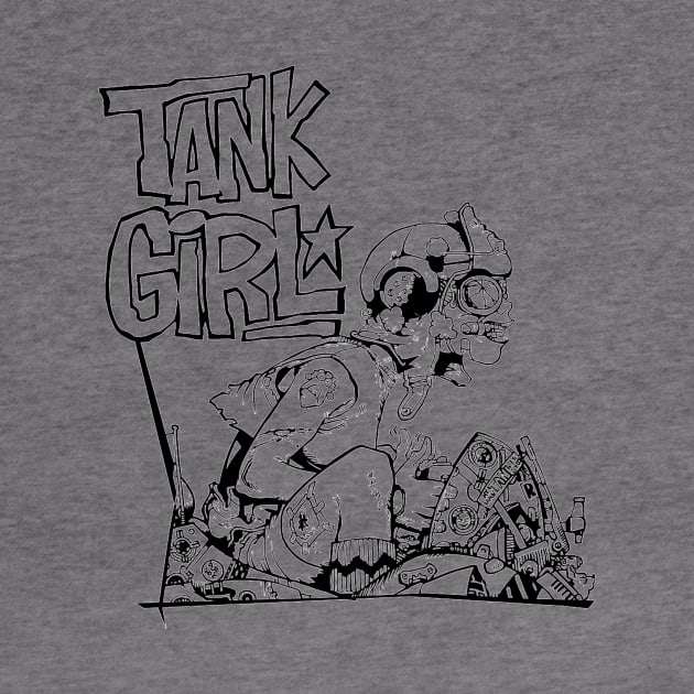 More Tank Girl VI (High Resolution, Monochrome). by HortusMornsEst